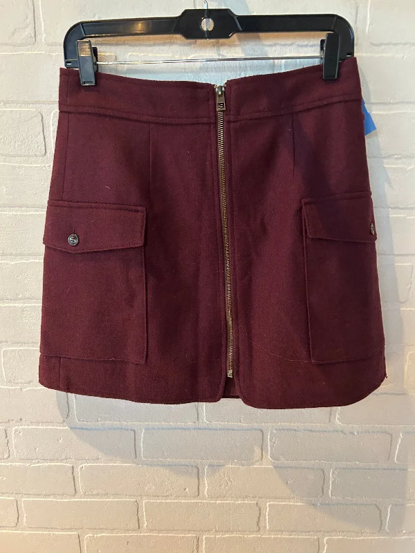 Skirt Mini & Short By Madewell In Red, Size: 4