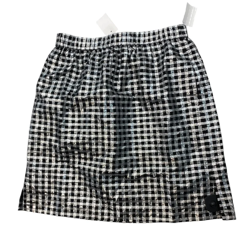 Skirt Mini & Short By J. Crew In Black & White, Size: S