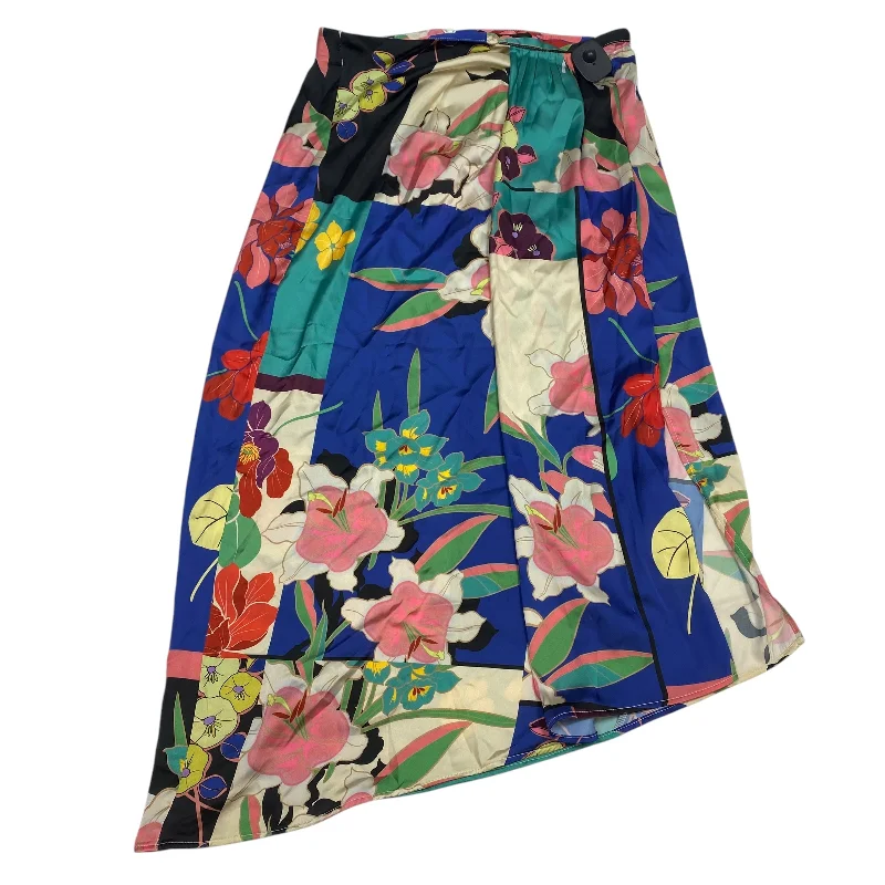 Skirt Midi By Zara In Multi-colored, Size: L