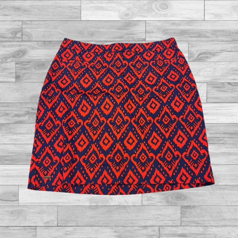 Skirt Midi By Hatley In Blue & Red, Size: 8