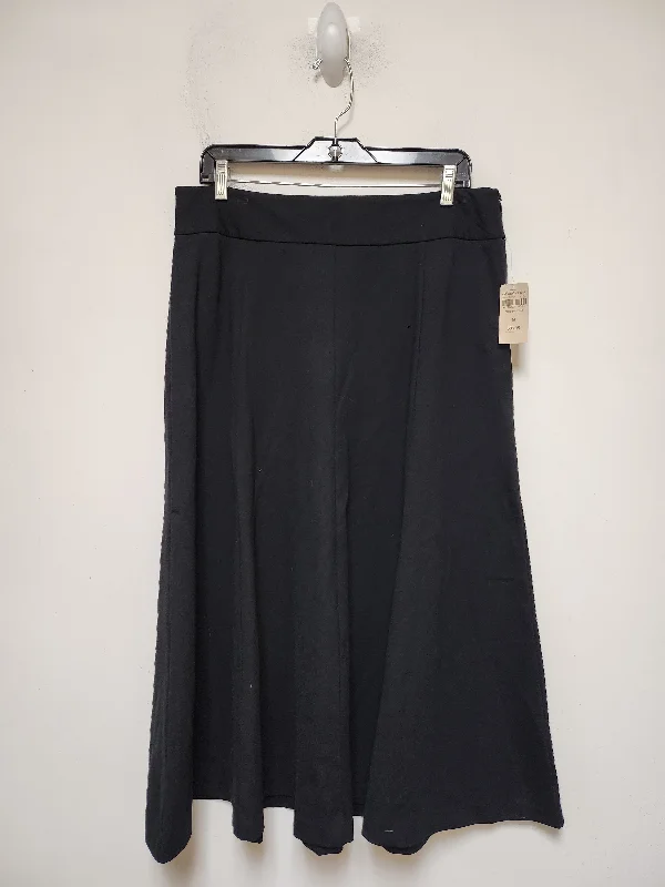 Skirt Midi By Coldwater Creek In Black, Size: 16