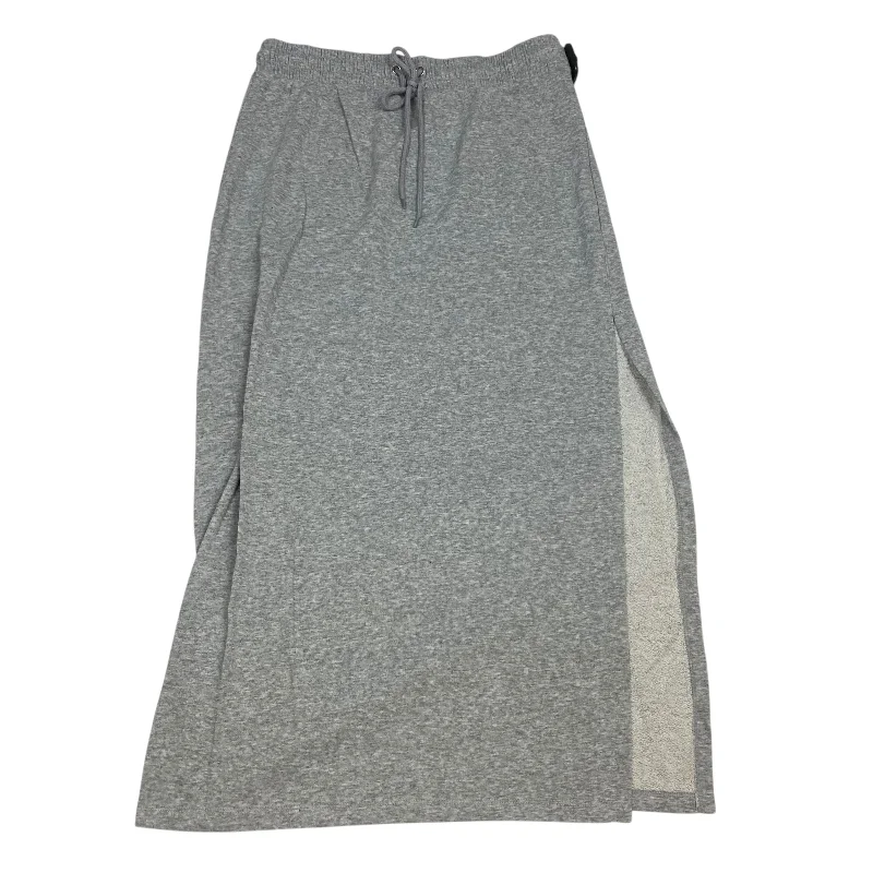 Skirt Maxi By Forever 21 In Grey, Size: L