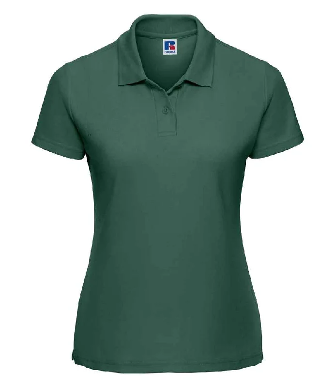 Russell Ladies Classic Poly/Cotton Piqué Polo Shirt | Bottle Green