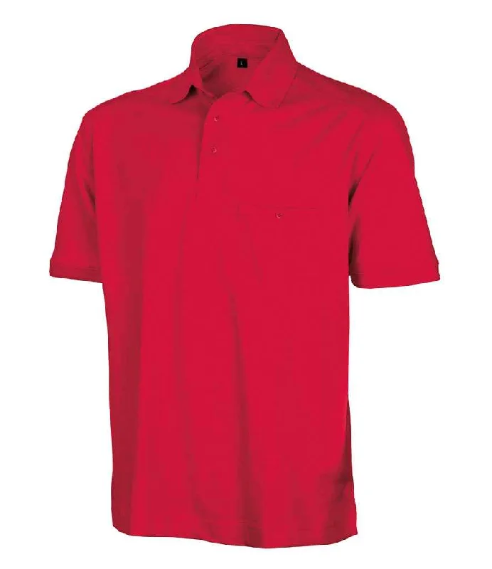 Result Work-Guard Apex Pocket Piqué Polo Shirt | Red