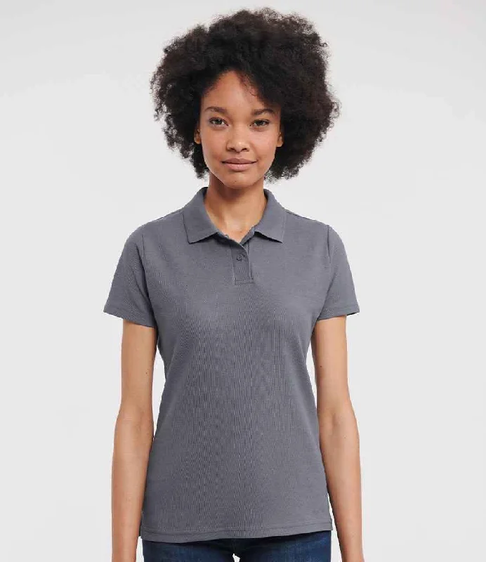 Russell Ladies Classic Poly/Cotton Piqué Polo Shirt | Convoy Grey