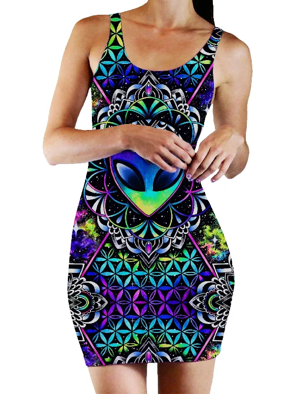 Conscious Cosmos Bodycon Mini Dress