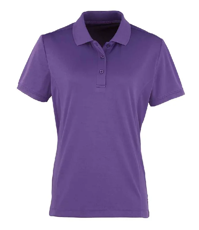 Premier Ladies Coolchecker® Piqué Polo Shirt | Purple