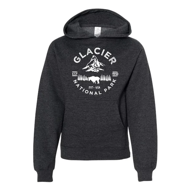 Glacier National Park Youth Hoodie Sweatshirt