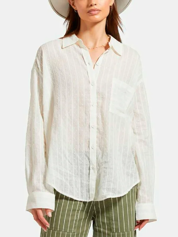 East Side Boxy Long Sleeve Button Down