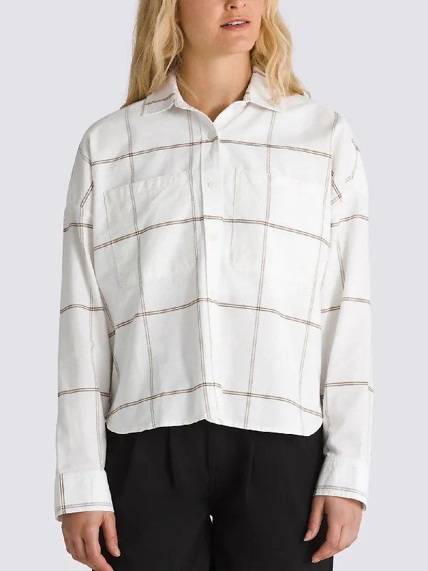 Antica Boxy Long Sleeve Buttondown Shirt