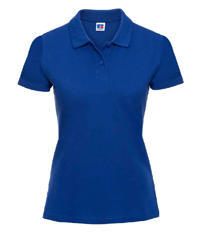 Russell Ladies Classic Cotton Piqué Polo Shirt | Bright Royal