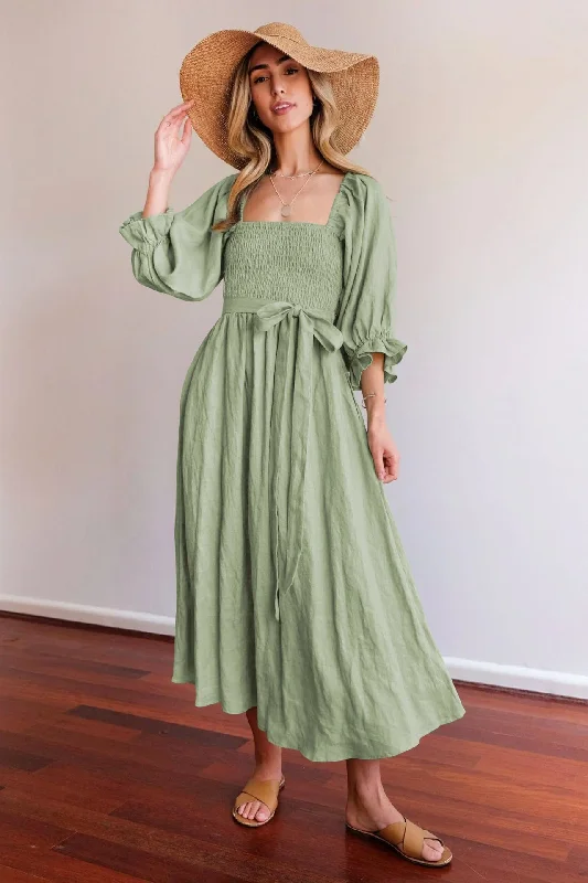 Elegant Long Sleeves Fall Dresses