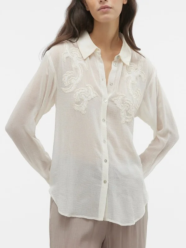 Pearl Long Sleeve Buttondown Shirt