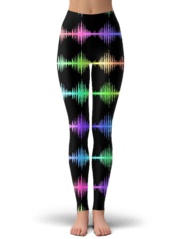 Equalizer Sound Waves Leggings