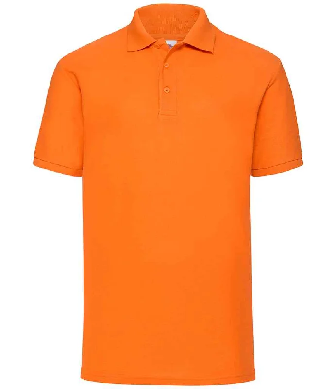 Fruit of the Loom Poly/Cotton Piqué Polo Shirt | Orange