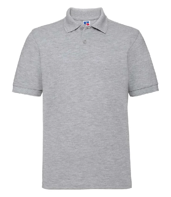 Russell Hardwearing Poly/Cotton Piqué Polo Shirt | Light Oxford