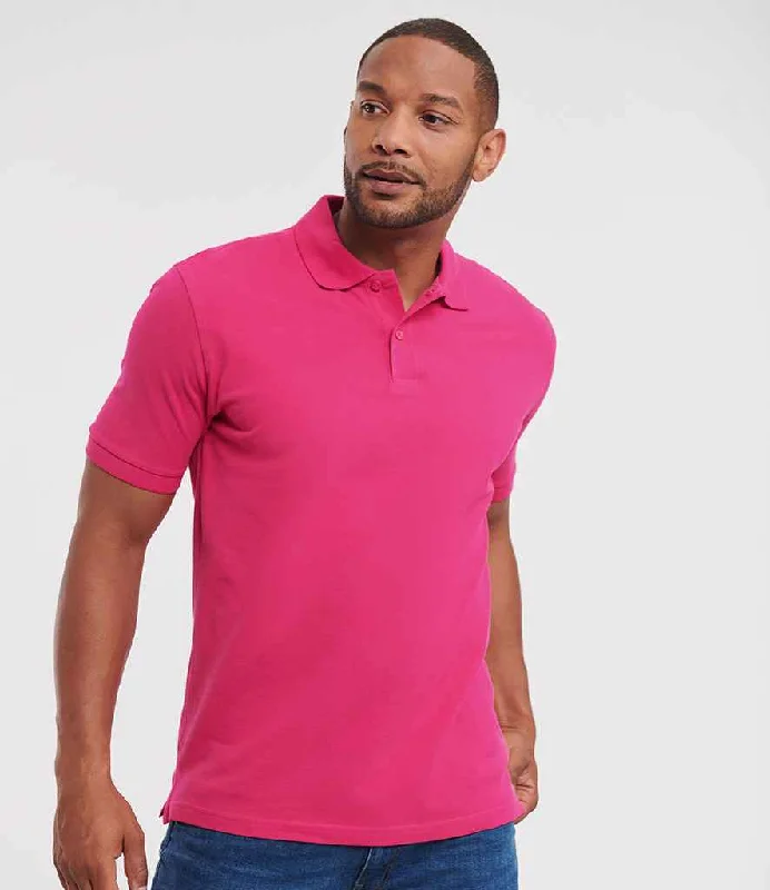 Russell Classic Cotton Piqué Polo Shirt | Fuchsia