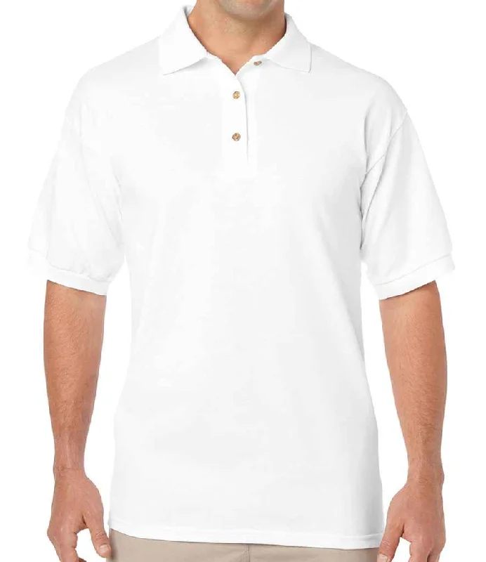 Gildan DryBlend® Jersey Polo Shirt | White