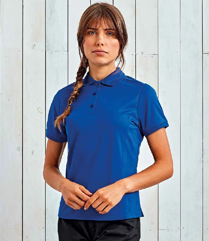 Premier Ladies Coolchecker® Piqué Polo Shirt | Royal Blue