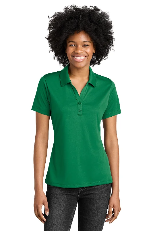 Sport-Tek Womens Competitor Moisture Wicking Short Sleeve Polo Shirt - Kelly Green