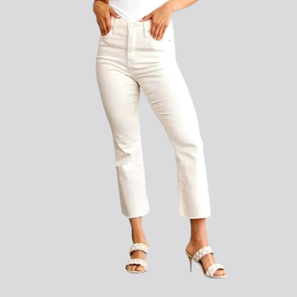 Color women's sand jeans