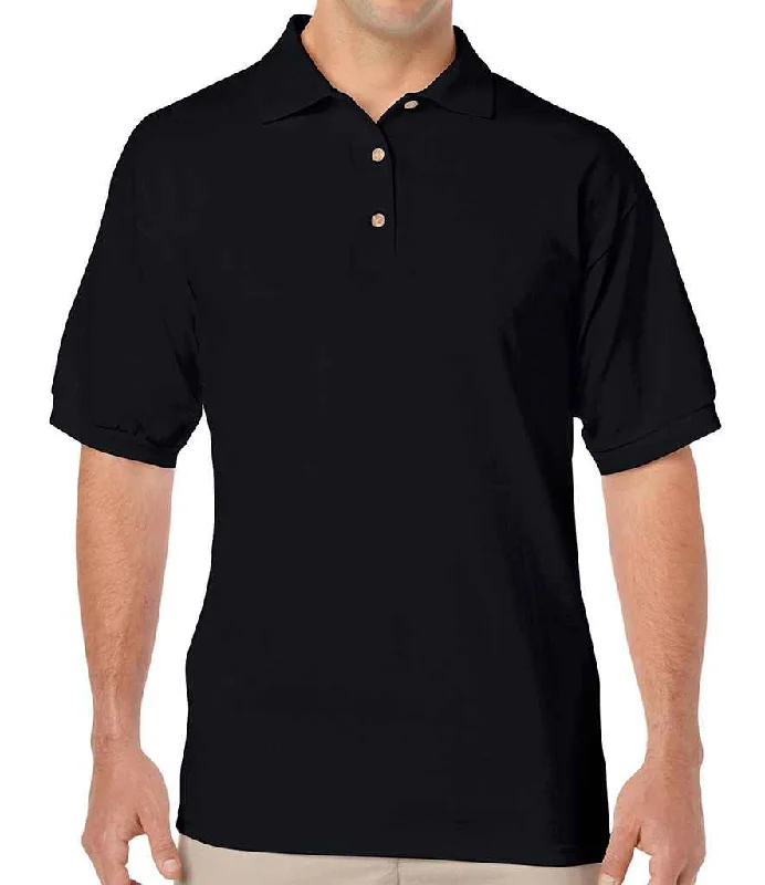 Gildan DryBlend® Jersey Polo Shirt | Black