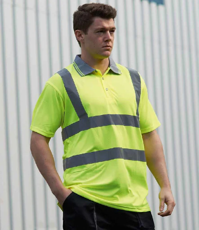 Portwest Hi-Vis Polo Shirt | Yellow