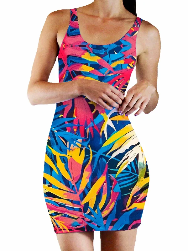 Jungle Folio Bodycon Mini Dress