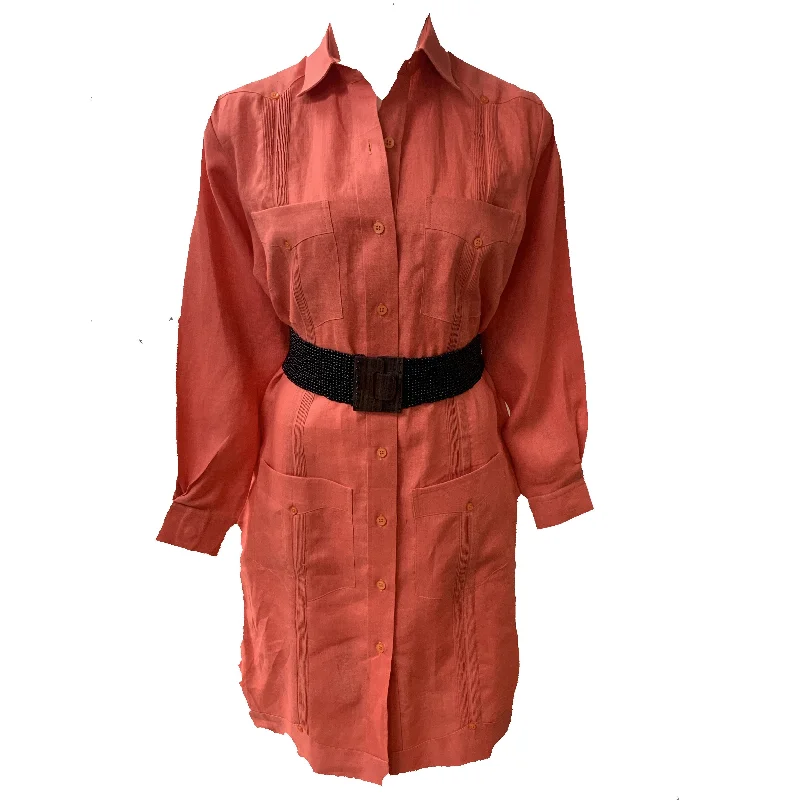 Guayabera Irish Linen Dress