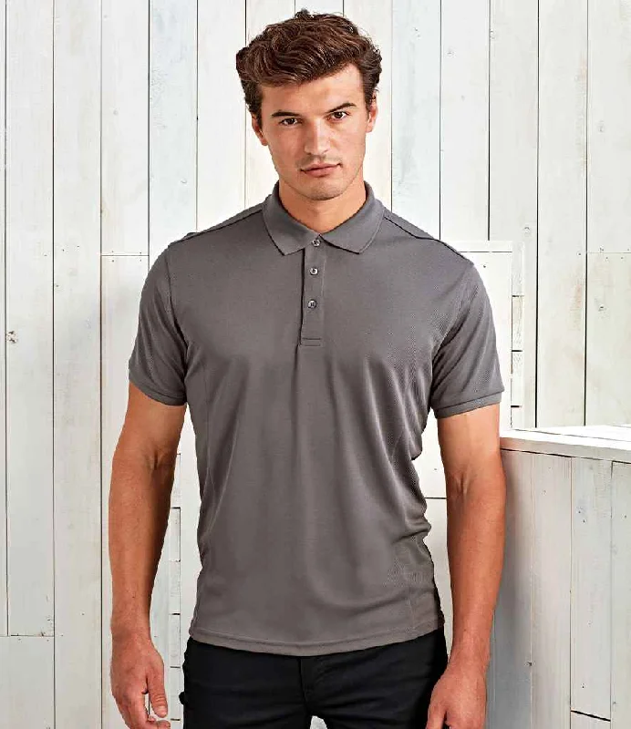 Premier Coolchecker® Plus Piqué Polo Shirt | Dark Grey