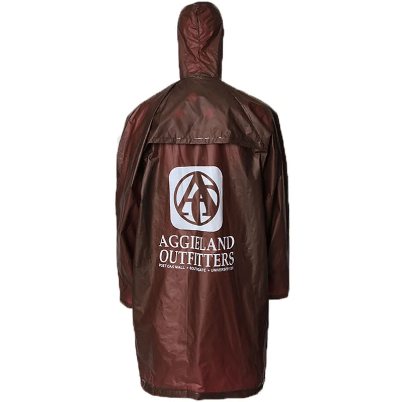 Ao Maroon Poncho With Hood