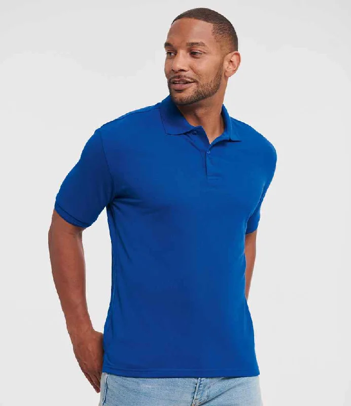 Russell Hardwearing Poly/Cotton Piqué Polo Shirt | Bright Royal