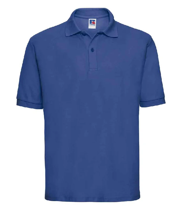 Russell Poly/Cotton Piqué Polo Shirt | Bright Royal