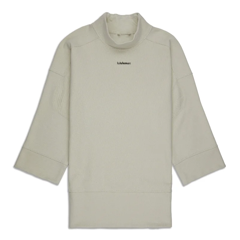 Heavyweight Fleece Mock-Neck Sweatshirt - Resale