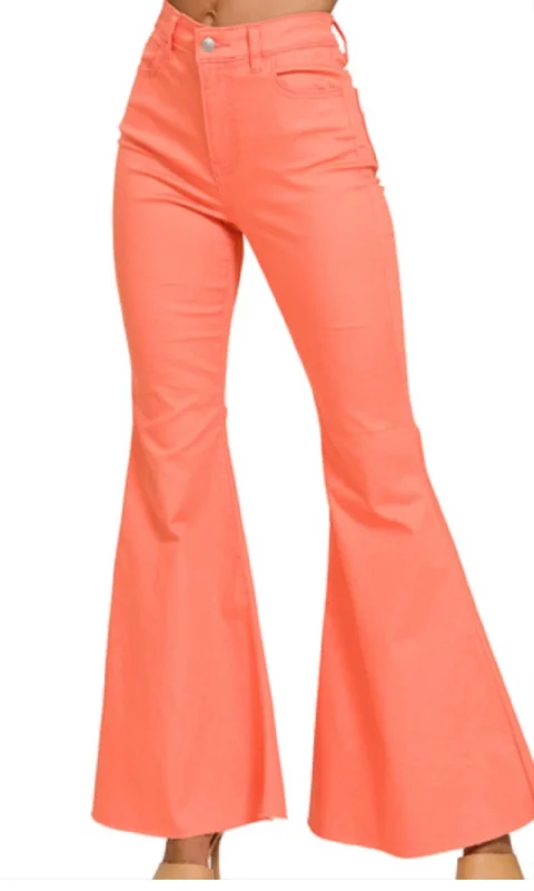 Bell Bottoms Pant In Coral