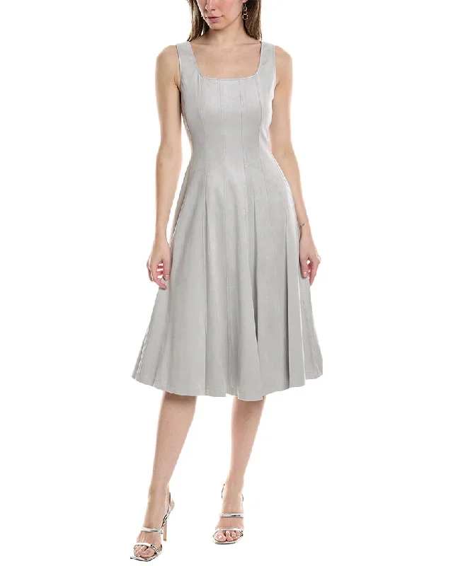 Elie Tahari Paneled A-Line Dress