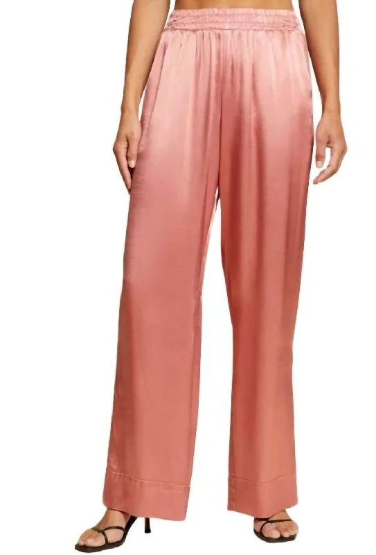 Fairfax Straight Leg Trouser In French Pink