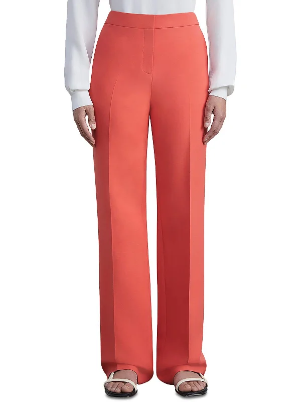 Womens High Waist Seamed Trouser Pants