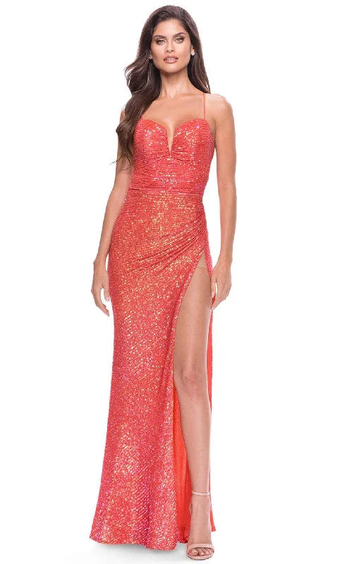 La Femme 31349 - High Slit Dress