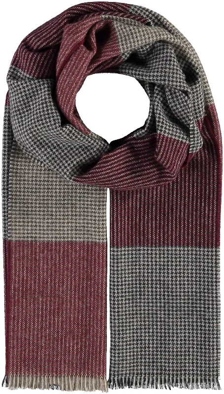 Box Plaid Cashmere Scarf 627040 Christian Paul by Sidonio's