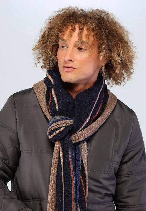 Broad Stripe ECO Wool Scarf 628007 Christian Paul by sidonio's