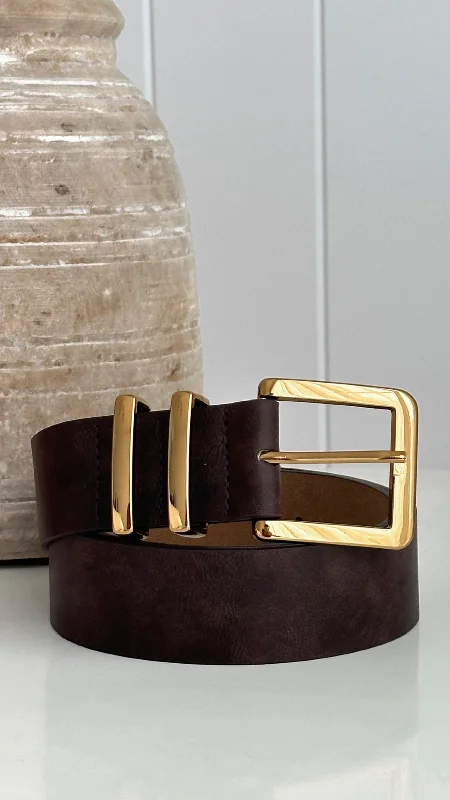 Jabilo Belt - Brown / Gold